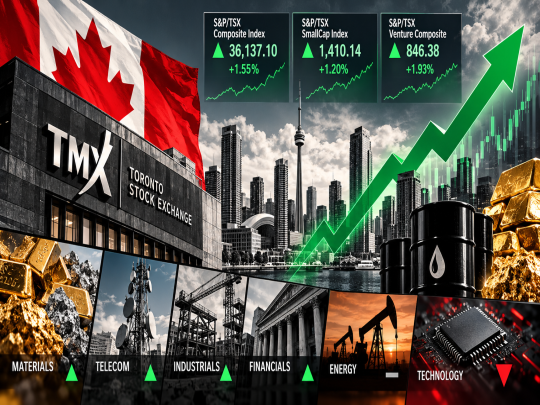 Why Did the S&P/TSX Composite and S&P/TSX Venture Indices Rally, and What Drove Canadian Stocks Higher?
